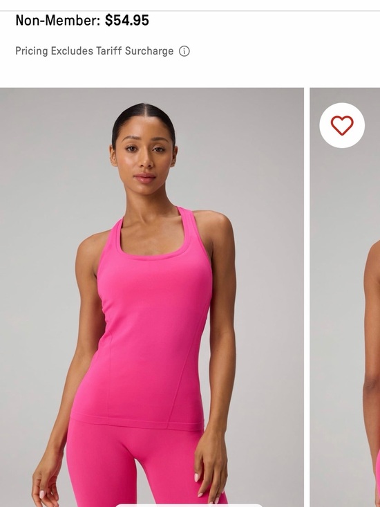 Fabletics Tops - Fabletics Pink CrusSeamless Racerback Tank Top NWT Women’s XS